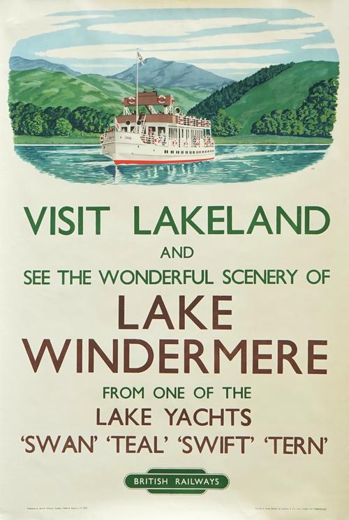 ADVERTISING POSTER; VISIT LAKELAND