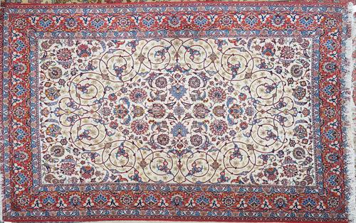 An Esfahan carpet, Persian