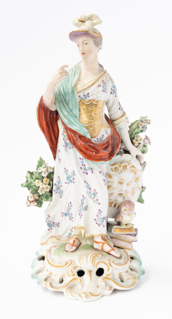 A DERBY FIGURE OF MINERVA