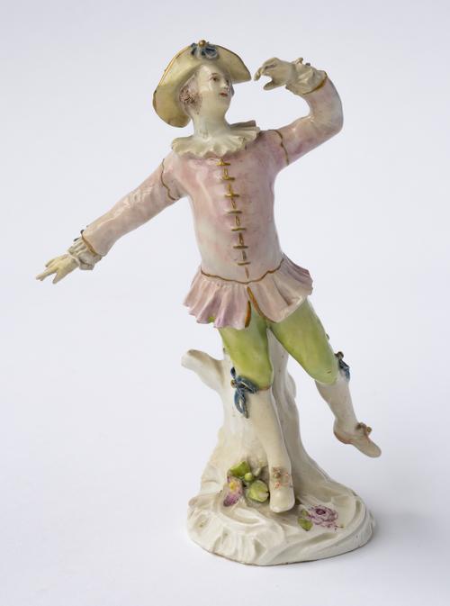 A DERBY FIGURE OF A DANCER