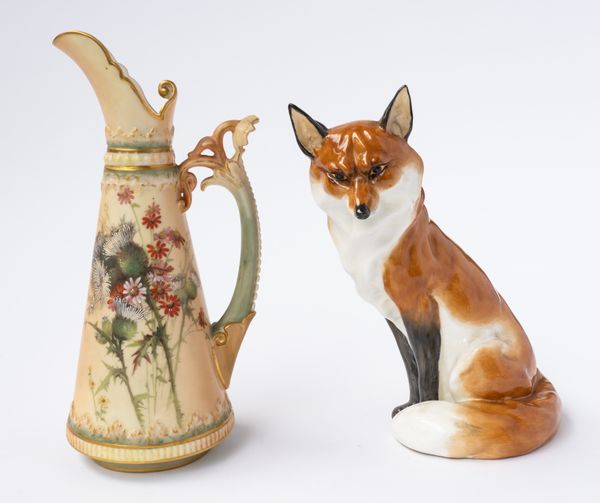 A ROYAL WORCESTER FOX (2)