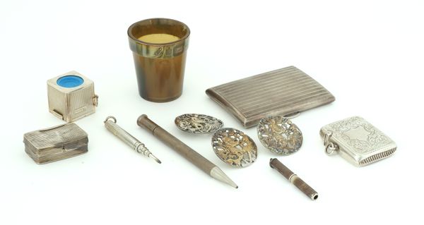 A GROUP OF SILVER AND FOREIGN WARES (11)