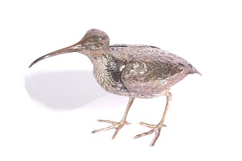 A SILVER MODEL OF A CURLEW
