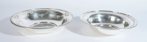 TWO AMERICAN SILVER BOWLS (2)