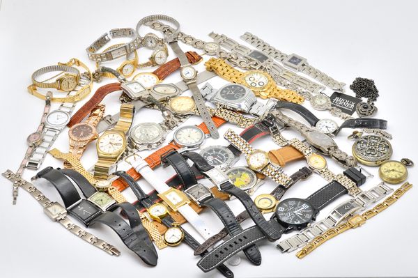 A COLLECTION OF MOSTLY QUARTZ WRISTWATCHES