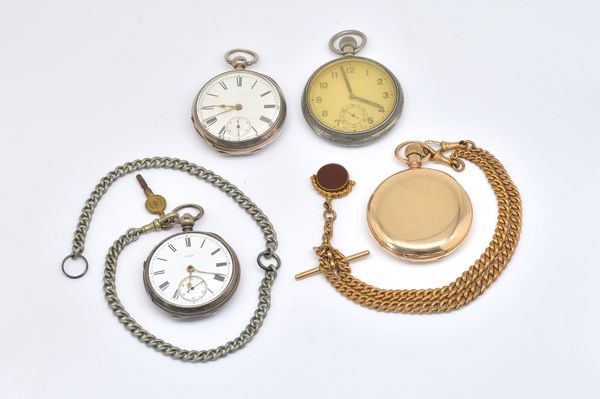 FOUR GENTLEMEN'S POCKET WATCHES (7)