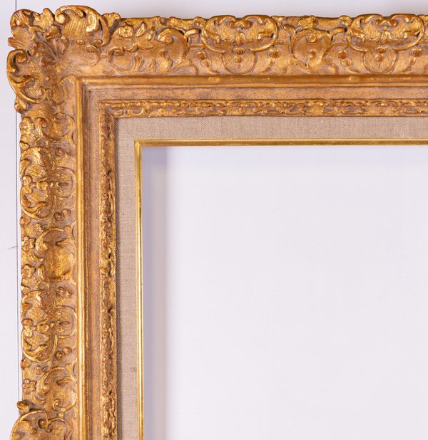 A REGENCY STYLE FRAME WITH CANVAS SLIP