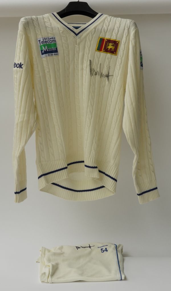 MUTIAH MURALIDARAN’S TEST CRICKET WHITES (2)