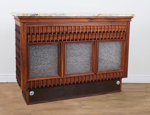 PROVASI: A MARBLE TOPPED FREE STANDING DRINKS BAR