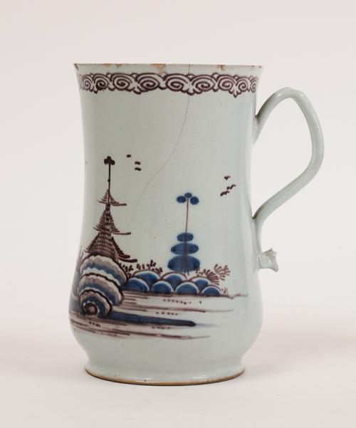 AN ENGLISH DELFTWARE MUG