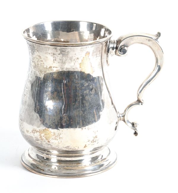 A LATE GEORGE II SILVER MUG