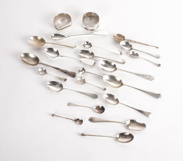 A GROUP OF SILVER (22)