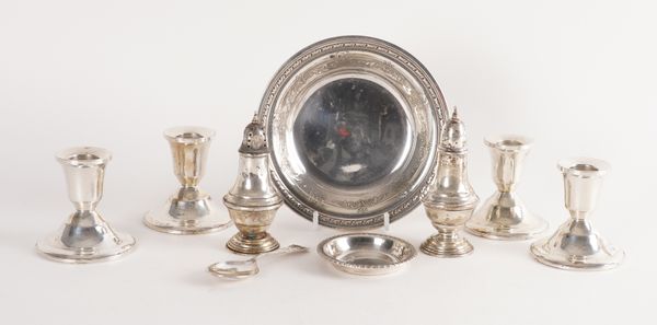 A GROUP OF STERLING WARES