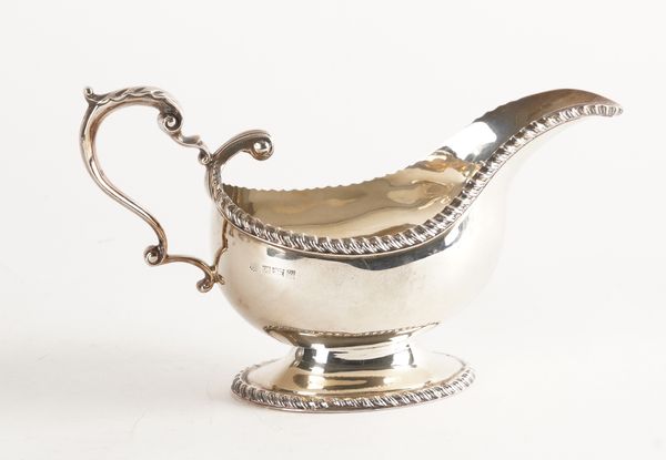 A SILVER SAUCEBOAT