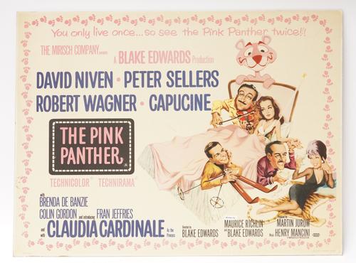 THE PINK PANTHER BRITISH QUAD FILM POSTER