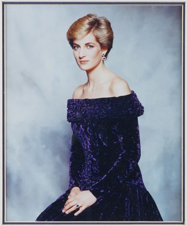 OF ROYAL INTEREST: DIANA, PRINCESS OF WALES (1961-1997); A TERENCE DONOVAN PORTRAIT PHOTOGRAPH