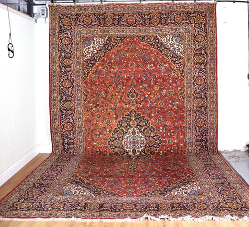 A KASHAN CARPET, PERSIAN