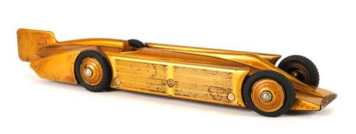 A RARE BAKELITE ‘GOLDEN ARROW’ CLOCKWORK TOY CAR, BY A.G LTD