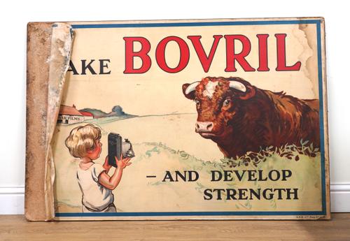 ‘BOVRIL’ A LARGE EARLY 20TH CENTURY ADVERTISING POSTER