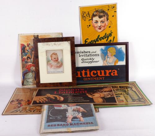 A GROUP OF EIGHT EARLY 20TH CENTURY ADVERTISING POSTERS (8)