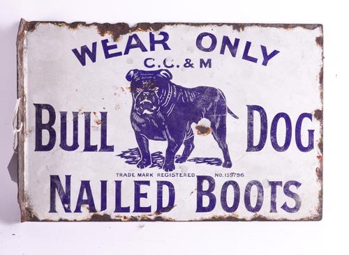"BULL DOG NAILED BOOTS" AND "LION BRAND BOOTS & SHOES"