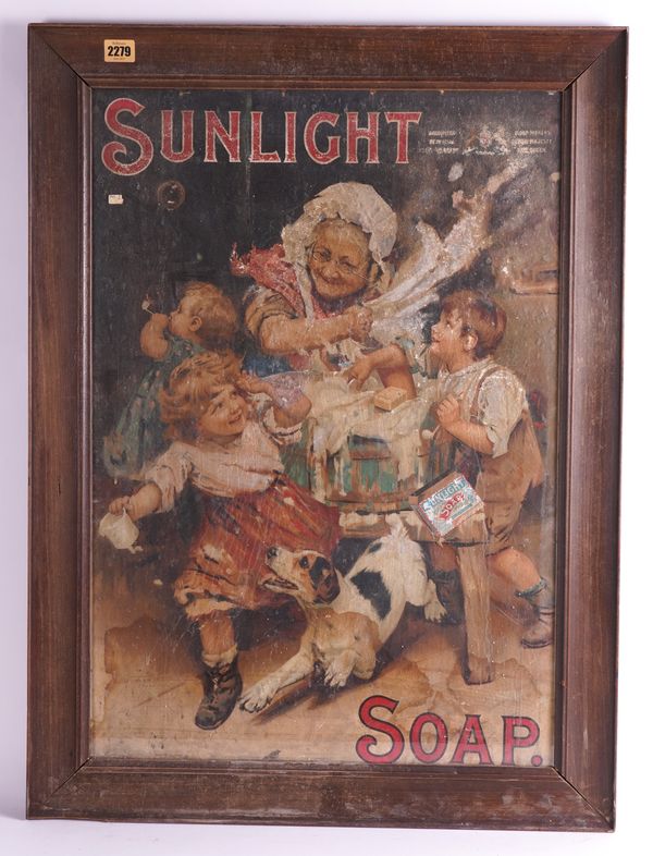 SUNLIGHT SOAP, AN ADVERTISING POSTER