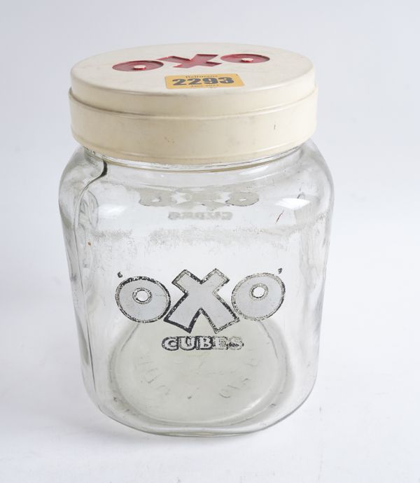 A GROUP OF THREE MID 20TH ADVERTISING GLASS JARS (3)