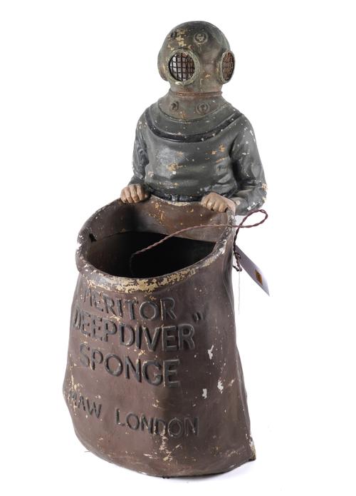 MERITOR DEEP DIVER SPONGE, A COMPOSITE ADVERTISING FIGURE