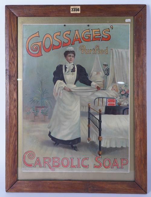 A GROUP OF FOUR EARLY 20TH CENTURY FRAMED ADVERTISING POSTERS (4)