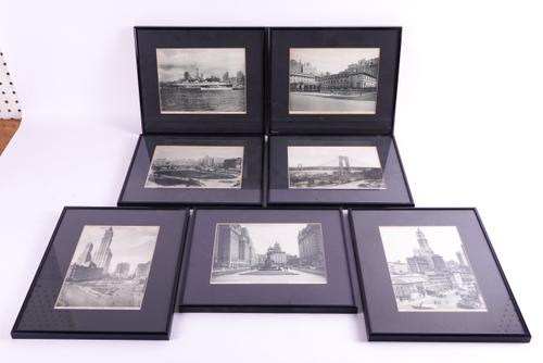 A GROUP OF SIXTEEN EARLY 20TH CENTURY FRAMED PHOTOGRAPHS (16)