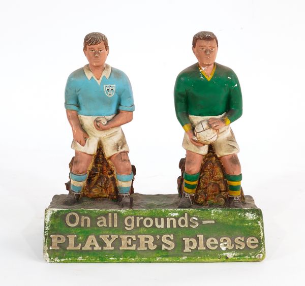 PLAYER'S PLEASE, A MID 20TH CENTURY ADVERTISING FIGURE FOR PLAYER'S CIGARETTES