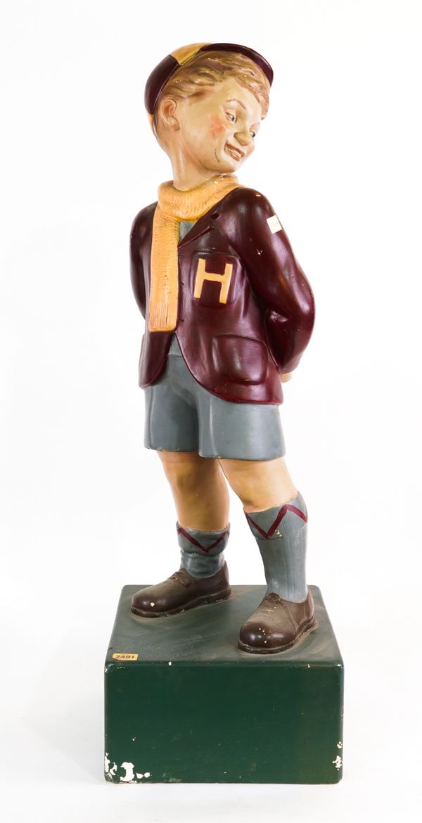 HOVIS, A MID 20TH CENTURY SHOP ADVERTISING FIGURE OF A YOUND BOY