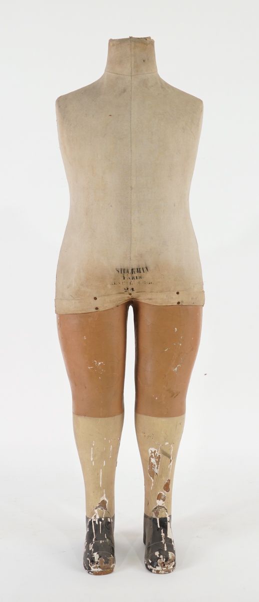 A LATE 19TH CENTURY TAILOR'S DUMMY CHILD MANNEQUIN