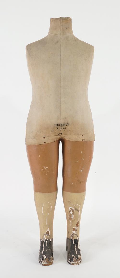 A LATE 19TH CENTURY TAILOR'S DUMMY CHILD MANNEQUIN