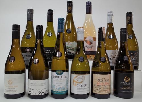 11 BOTTLES NEW ZEALAND SAUVIGNON BLANC AND 1 RIESLING