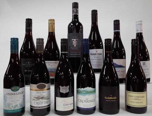 11 BOTTLES NEW ZEALAND PINOT NOIR AND 1 CABERNET SAUVIGNON