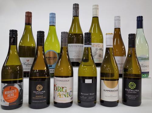 11 BOTTLES NEW ZEALAND SAUVIGNON BLANC AND 1 CHARDONNAY