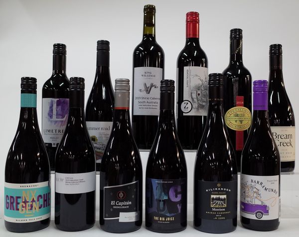 12 BOTTLES AUSTRALIAN RED WINES