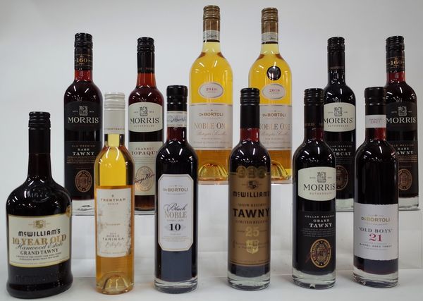 12 BOTTLES AUSTRALIAN FORTIFIED AND DESSERT WINE