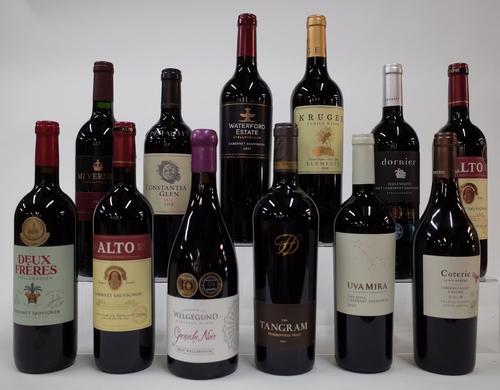 12 BOTTLES SOUTH AFRICAN RED WINE