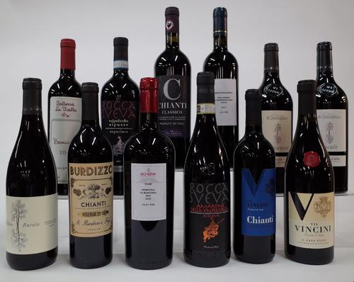12 BOTTLES ITALIAN RED WINE