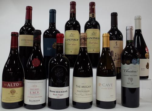 11 BOTTLES SOUTH AFRICAN RED AND 1 WHITE WINE