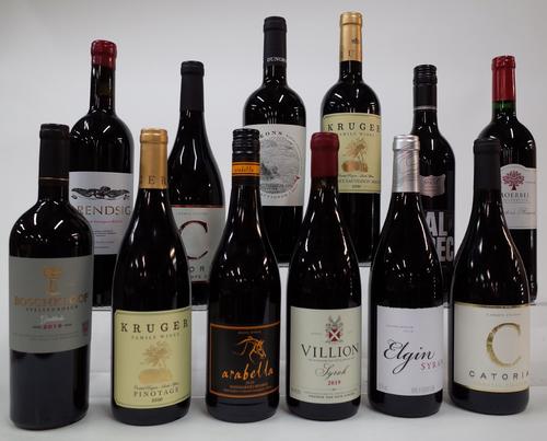 12 BOTTLES SOUTH AFRICAN RED WINE