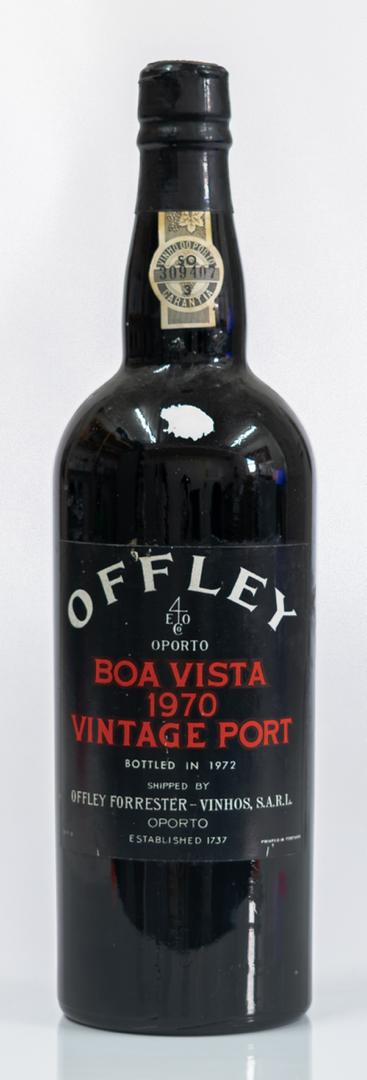 A BOTTLE OF 1970 OFFLEY BOA VISTA VINTAGE PORT