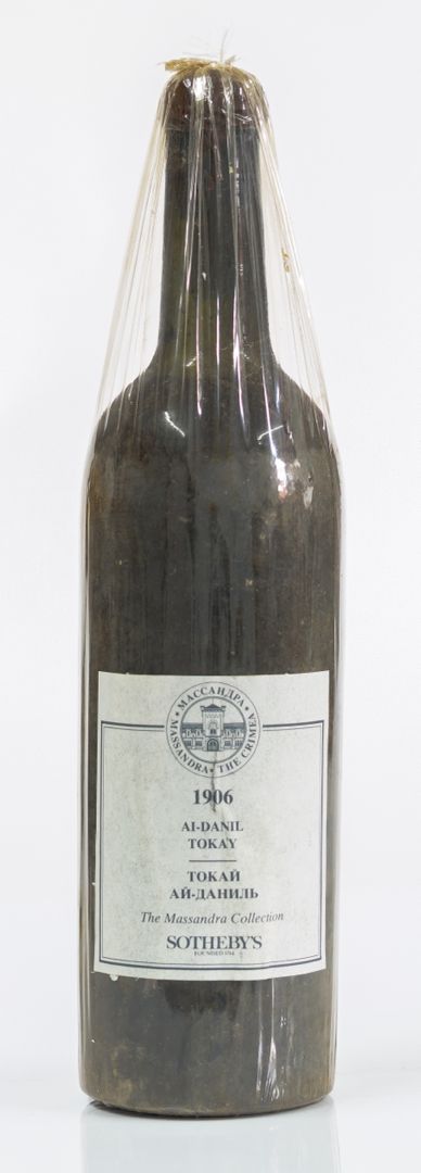 A BOTTLE OF 1906 AI-DANIL TOKAY, THE MASSANDRA COLLECTION, SOTHEBY'S