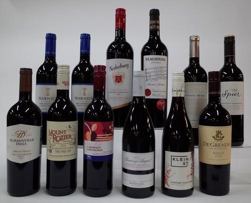 12 BOTTLES SOUTH AFRICAN RED WINE