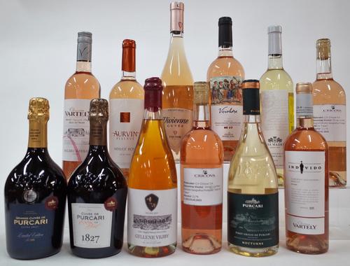 11 BOTTLES MOLDOVAN AND 1 MEXICAN ROSÉ AND WHITE WINE