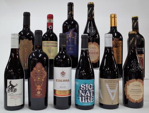 12 BOTTLES RED WINE (MIXED ORIGIN)