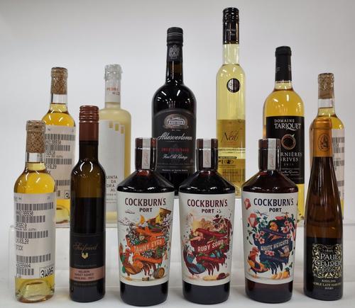 12 BOTTLES FORTIFIED AND DESSERT WINE