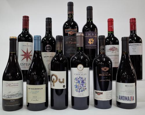 12 BOTTLES CHILEAN RED WINE